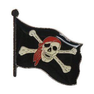 Pirate Skull Crossbones Flag - Jolly Roger Pop Culture Rebel Punk Alt Gift NWT
